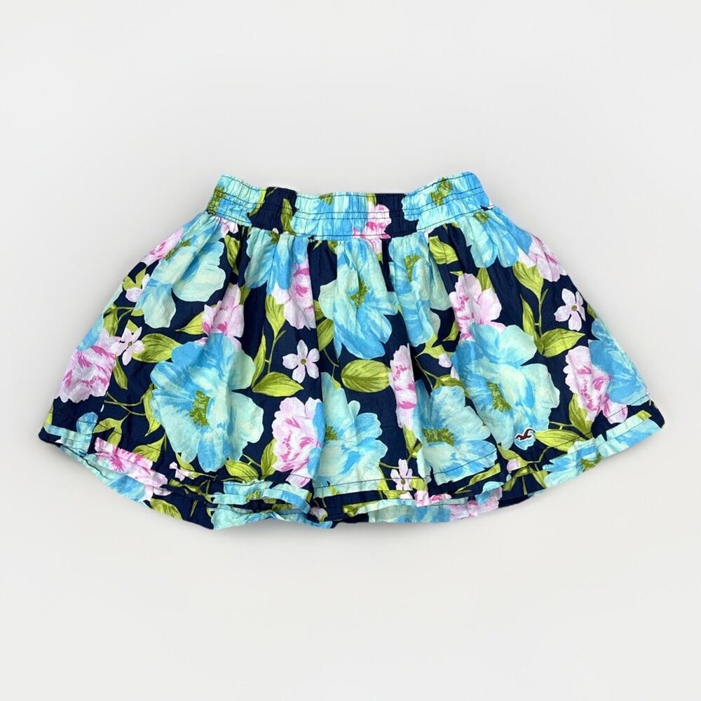 Hollister California Stretchy Waist Floral Skirt Y2K Beach Preppy Summer Medium